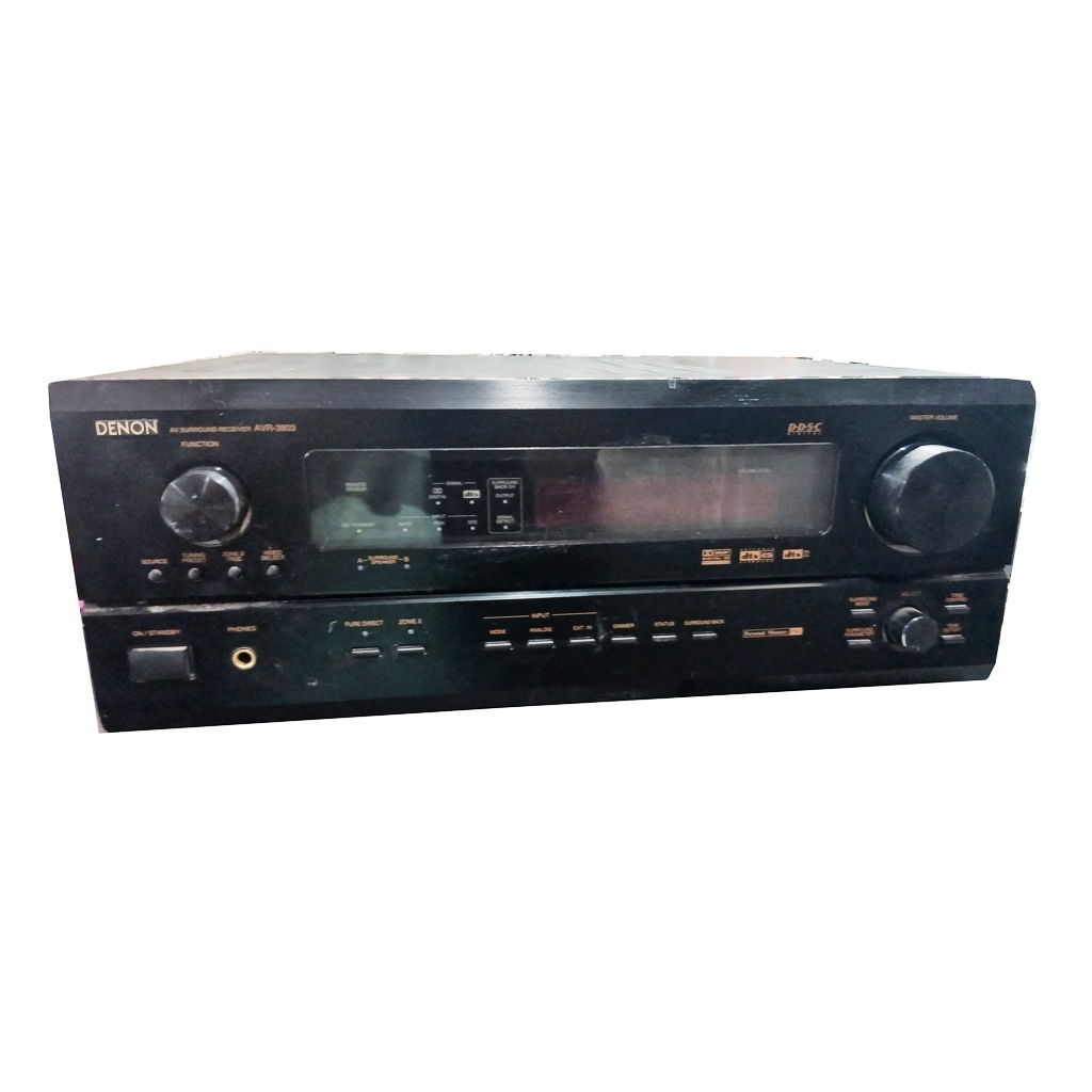 RECEIVER DENON AVR 3803 PARA REPARO OU PEÇAS COM CONTROLE REMOTO