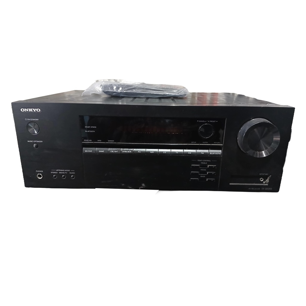 RECEIVER ONKYO TX-SR393 5.1 COM CONTROLE REMOTO PARA REPARO OU PEÇAS