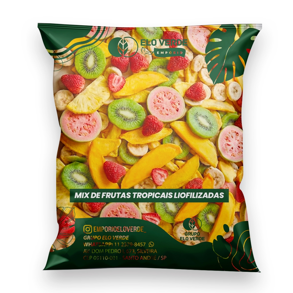 MIX DE FRUTAS TROPICAIS LIOFILIZADAS em Oferta na Shopee