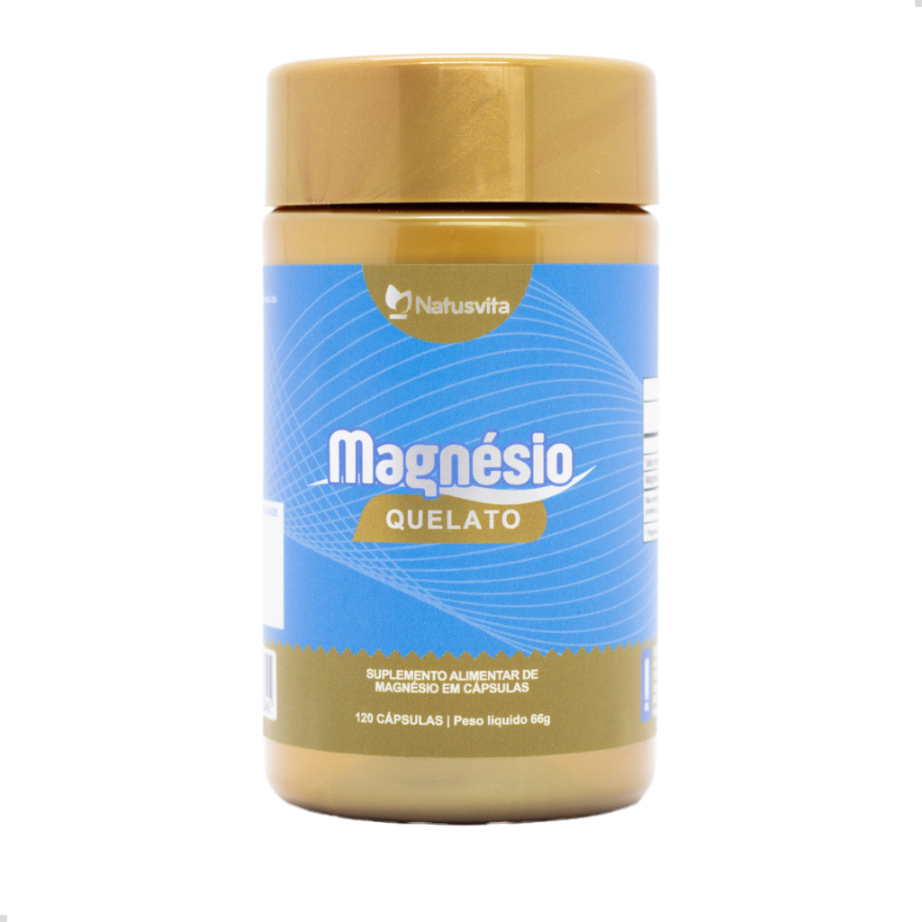 120/240/360 cápsulas Magnésio Quelato Puro (Bisglicinato de Magnésio)
