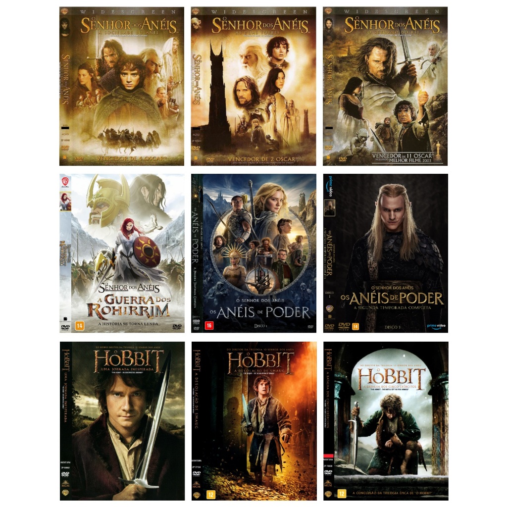 Coleção Universo - O Senhor Dos Aneis + O Hobbit