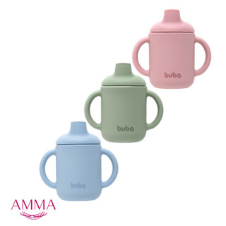 Copo Infantil Transição em Silicone com Alça 120ml Bebê Buba Criança Bebê