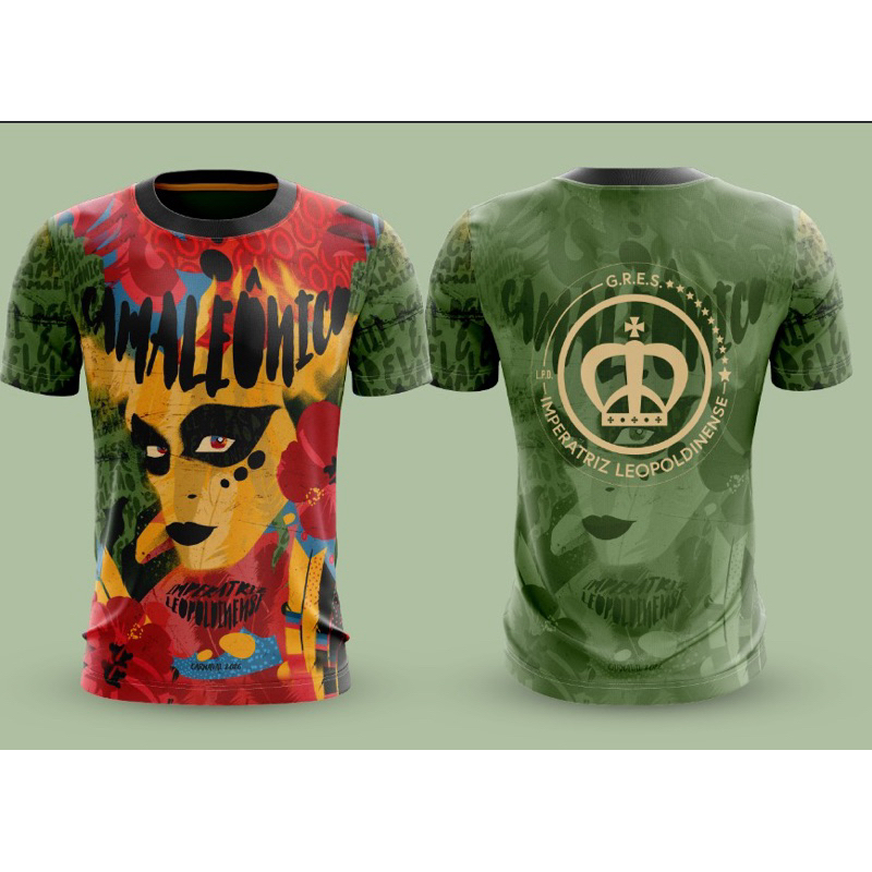 Camisa enredo imperatriz leopoldinense