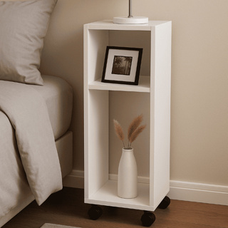 Mesa de Cabeceira Nicho Quarto Conforto com Rodas em Oferta na Shopee