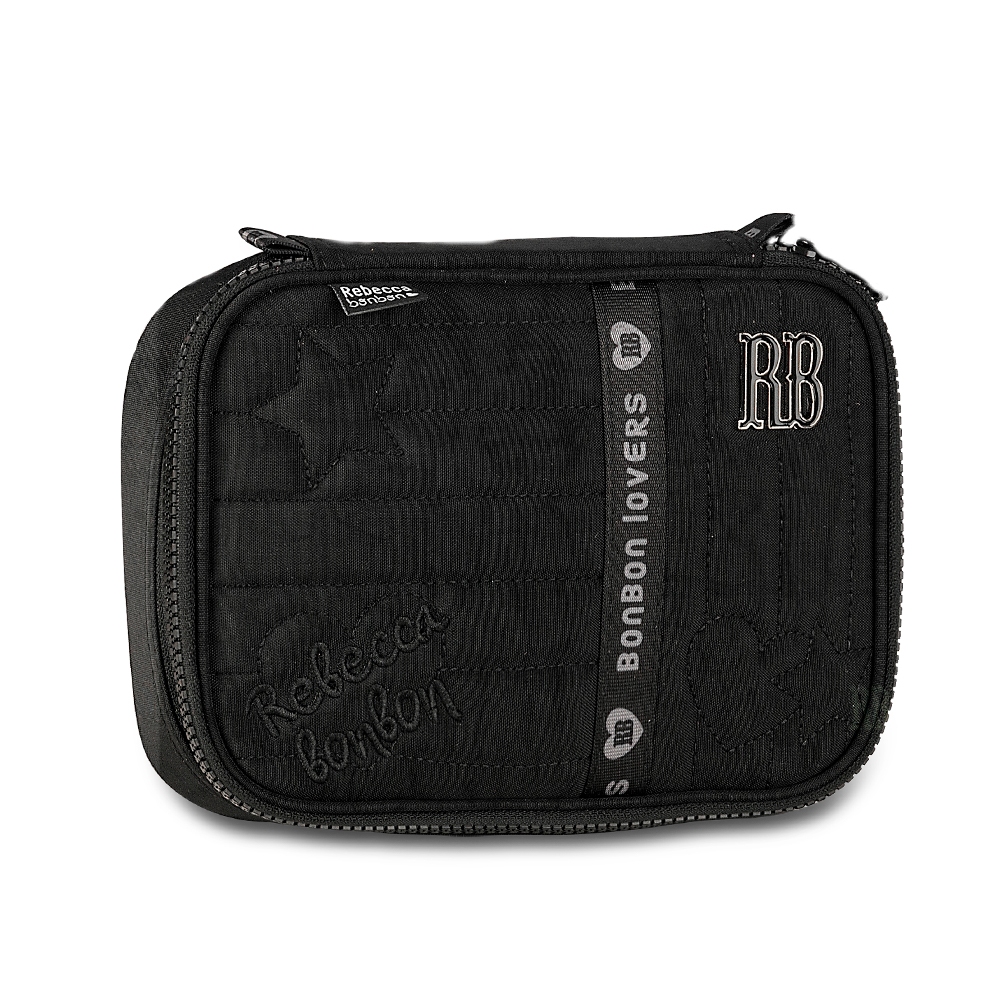 Kit Escolar Mochila Estojo Squeeze E Lancheira Térmica Rebecca Bonbon RB2444