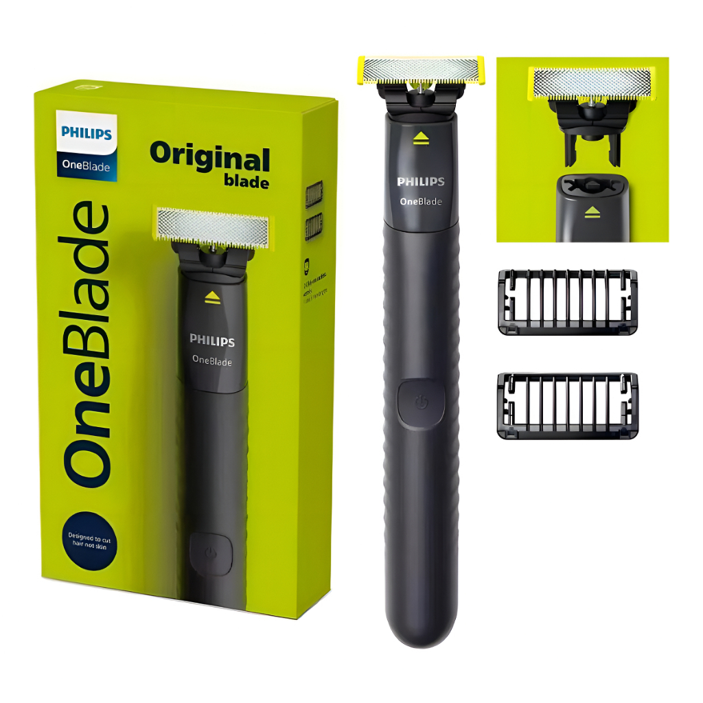 Barbeador Aparador Pelos Philips Oneblade Qp1424/10 Bivolt Preto 127/220v BIVOLT