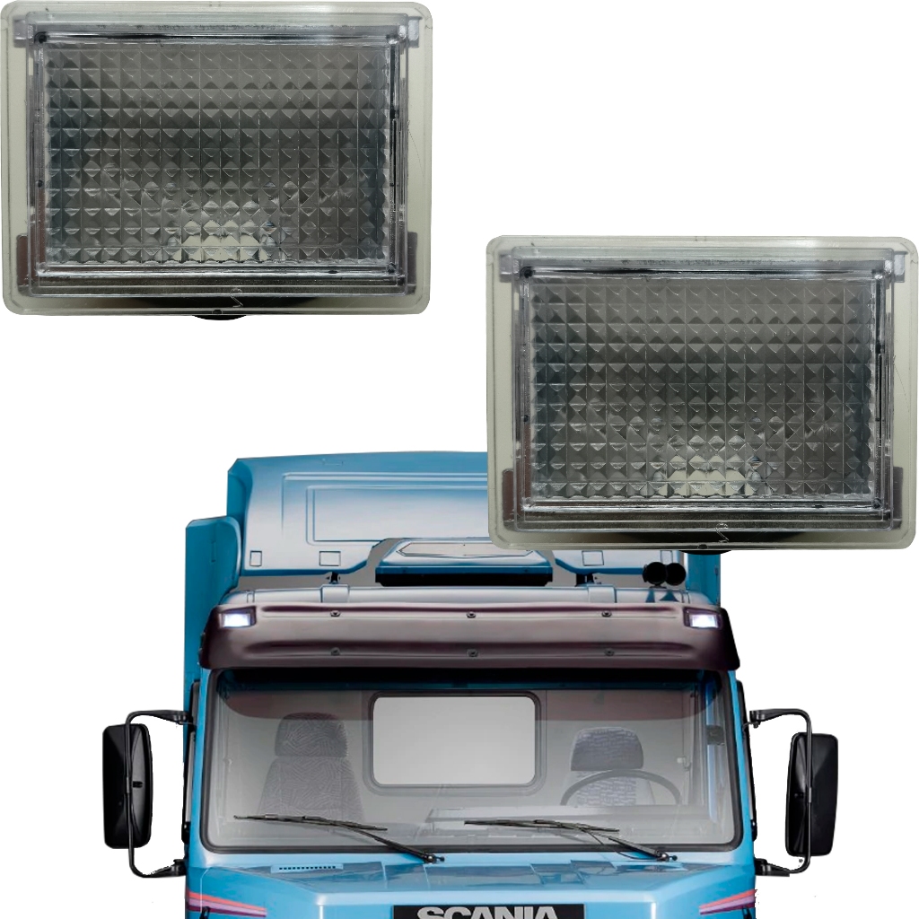 Lanterna Do Teto Para Caminhão Scania 112 e 113 Vigia Tapa Sol Externo Cabine