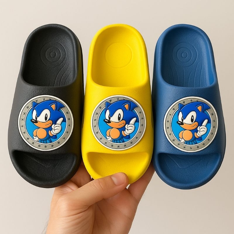 Chinelo Nuvem  Masculino  Injetado Personagem Sandália Antiderrapante Confortável 21 / 28