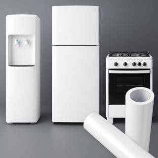 Adesivo Vinílico Branco Brilho ou Fosco – Móveis Geladeira Armário Porta | Autocolante Premium em Oferta na Shopee