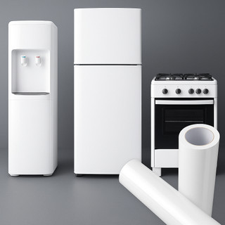 Adesivo Envelopamento Vinil Fosco Verde Azul Cinza Branco Armário Cozinha Geladeira Lavável 50cm