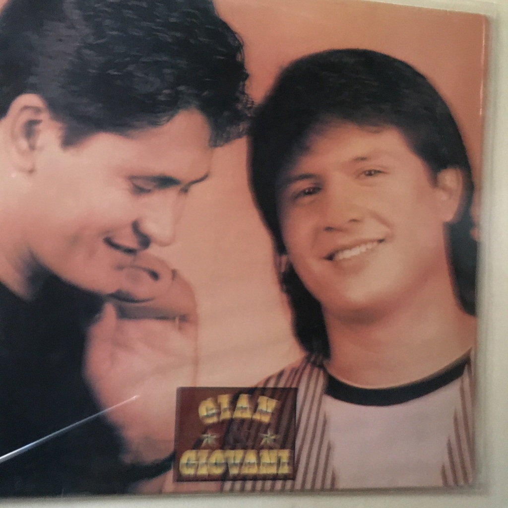 Disco vinil Gian e Giovani, 1995, usado.