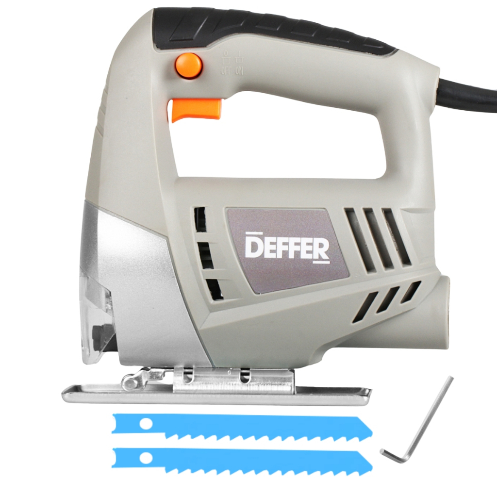 Imagem Serra Tico Tico Elétrica 550w Base Ajustável Com 2 Serras e Acessórios - DEFFER