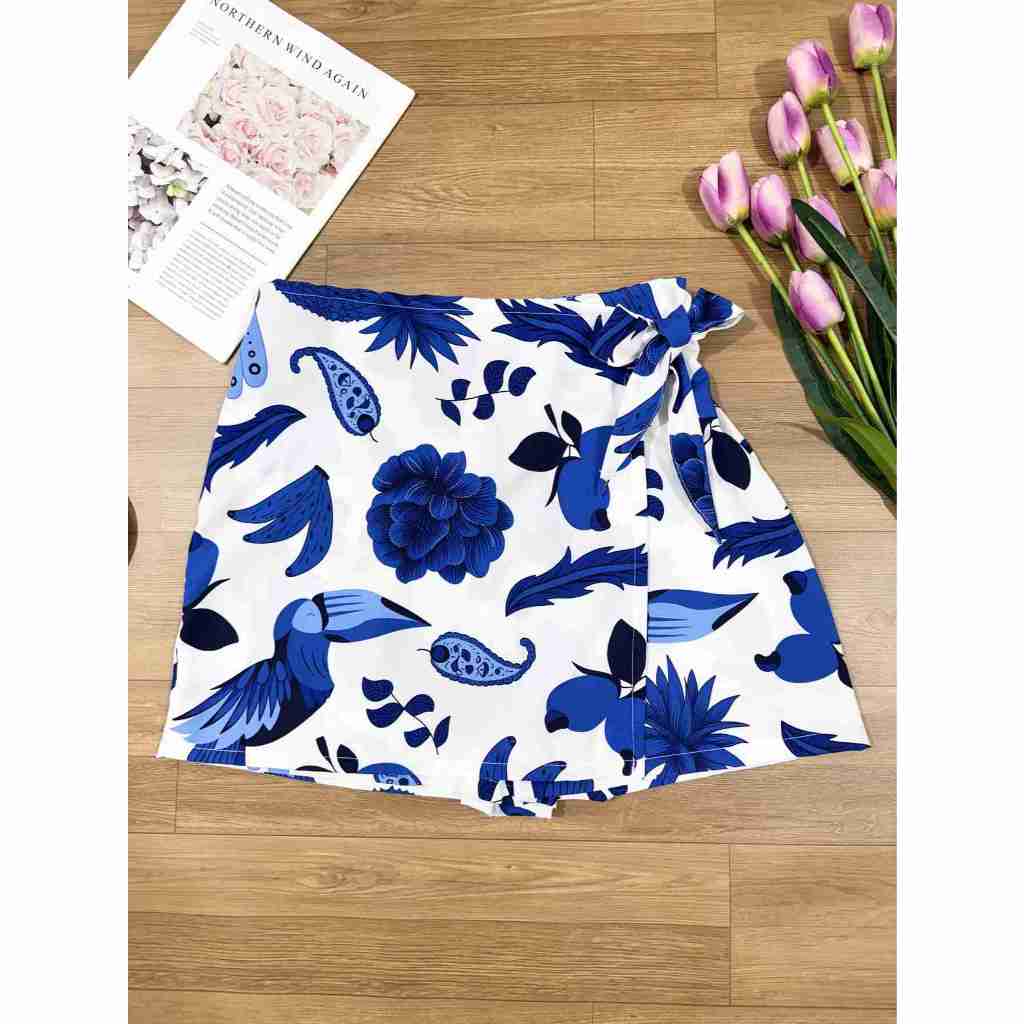 Short Saia Estampado Inspiração Tendência