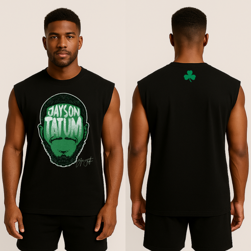 Regata Machão Masculina Oversized Jayson Tatum NBA Boston Celtics basquete academia algodão