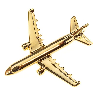 Broche Pin Botton 3,5cm - Avião Airbus A300 A319 A320 A330 A340 A380