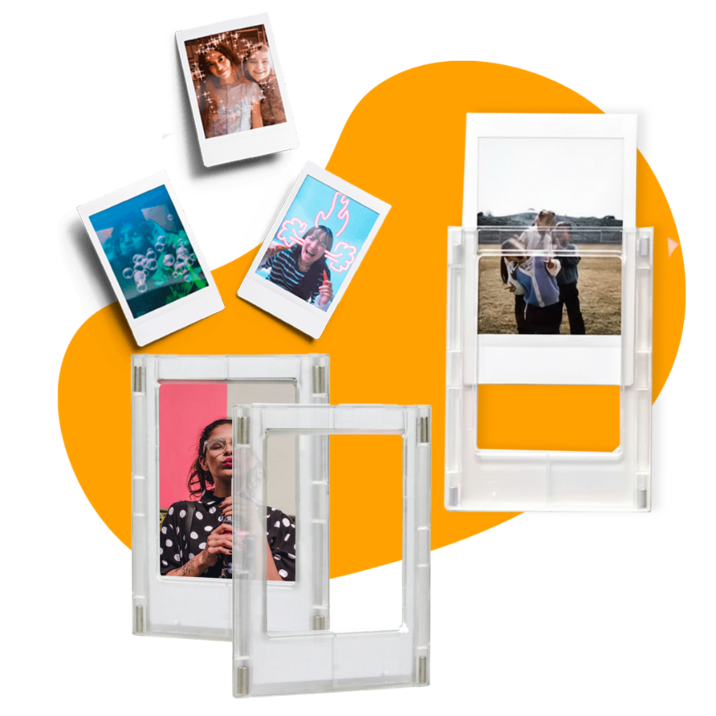 Porta Retrato Imã Fotos Instax Mini Colecionáveis Polaroid em Oferta na Shopee