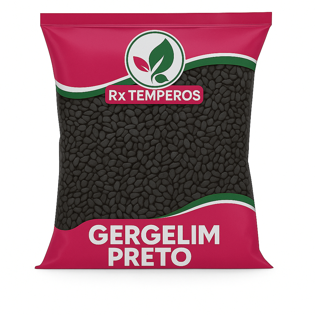 Gergelim Preto Premium 500g/1kg