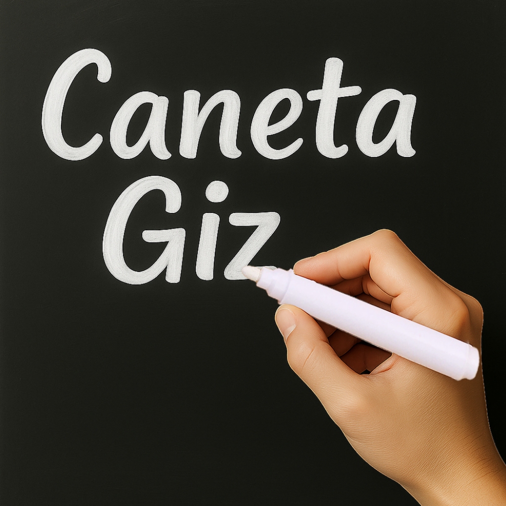 Caneta Branca De Giz Liquido