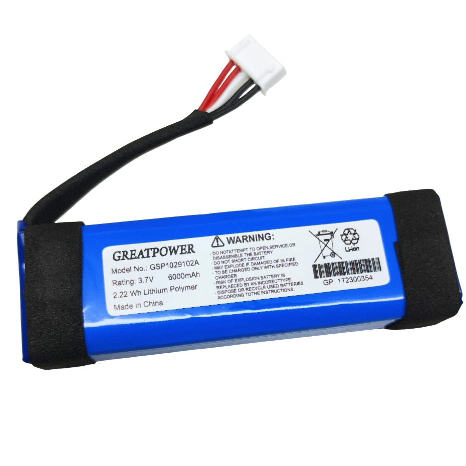 Para Charge 3 Charge3 7500mAh ou 6000mAh GSP1029102A - Hexunbaba Greatpower - Caixa de Som Caixinha Portatil