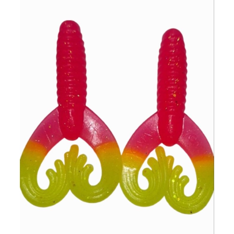 Grub Isca Soft Perna Dupla GMA / Traíra em Oferta na Shopee