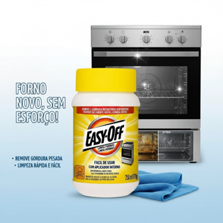 1 ou 2 Limpa Forno  e Grelhas 250ml Easy-Off Pasta Desengordurante Potente Para Limpeza Pesada Sem Esforço em Oferta na Shopee