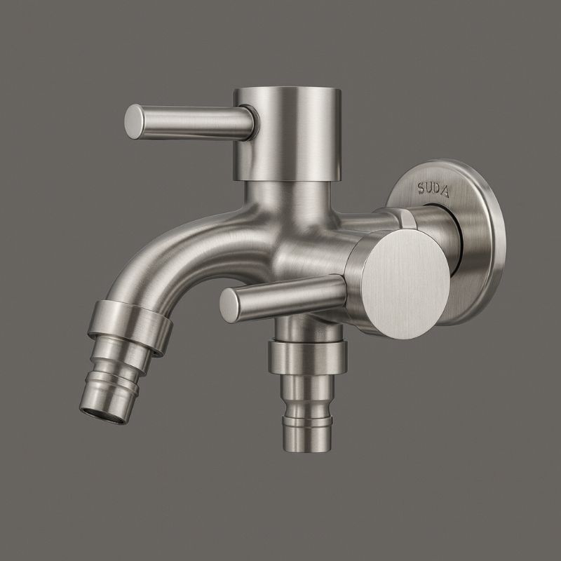 Torneira TANQUE Área Externa Máquina De Lavar Em Aço Inoxidável ESCOVADO 304 em Oferta na Shopee