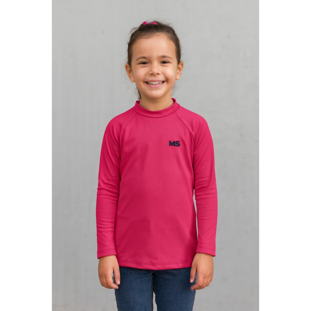 Camisa Proteção Solar UV50+ Infantil Térmica Menino Menina - 1 a 16 anos - Praia, Piscina, Verão