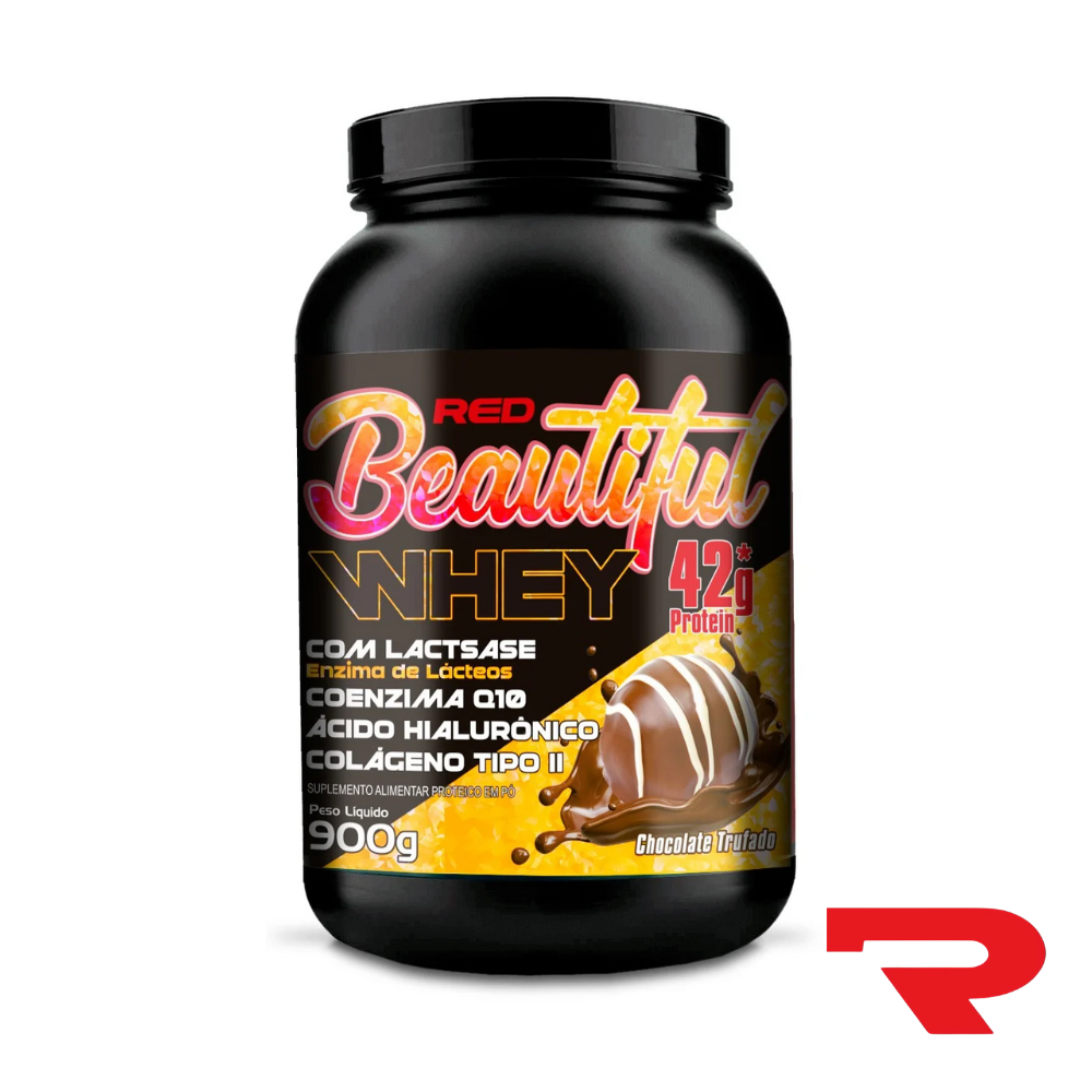 Whey Protein + Colágeno Beautiful Whey 900g Red Series