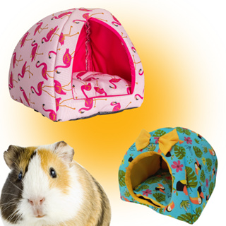 Cama Toca Iglu 2 Em 1 Para Hamster Porquinho Da Índia Chinchila Design Dobrável E Confortável em Oferta na Shopee