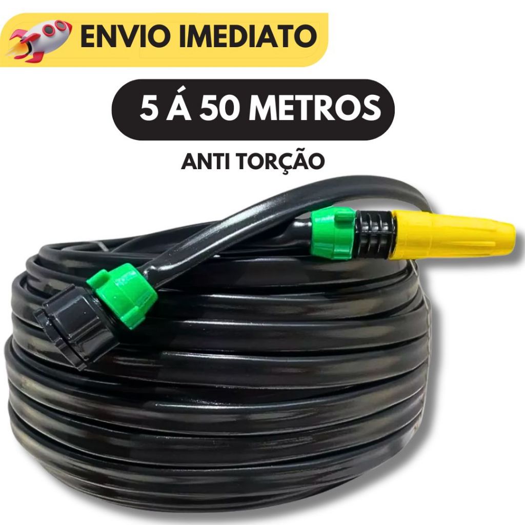 Mangueira de Jardim Anti-Torção e Anti-Dobras de 5 a 50 Metros