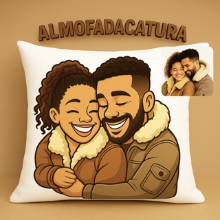 Almofada Caricatura Com Enchimento Antialérgico Decorativa Presente Namorados Família em Oferta na Shopee
