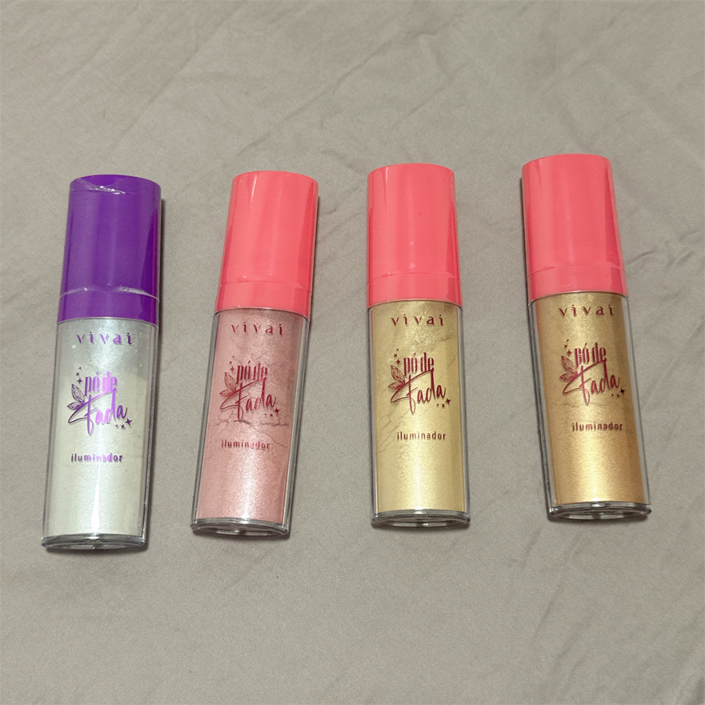 Iluminador pó de fada cores VIVAI pó solta brilho 1043/1053.1.1 em Oferta na Shopee