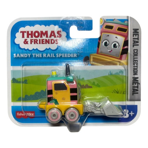 Thomas & Friends Locomotiva Sandy The Rail Speeder Metal Original Mattel Fisher-Price