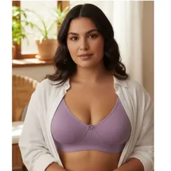 2 Sutiã sem bojo 50 ao 60 plus Size microfibra tamanho especial extra grande