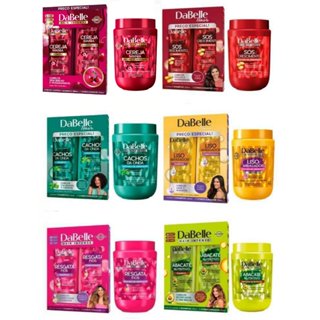 Kit Dabelle Shampoo Condicionador e Mascara 800 g em Oferta na Shopee