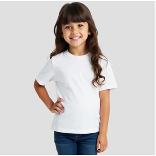 Camiseta Infantil 100% Algodão Diversas Cores Para Seu Dia A Dia Escolar!!! em Oferta na Shopee