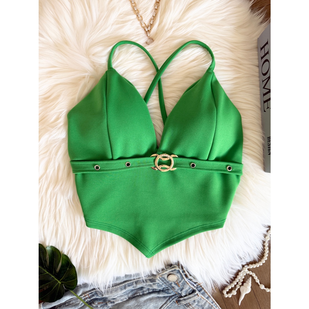 LCQ Cropped Com Bojo Moda Feminina 185 em Oferta na Shopee