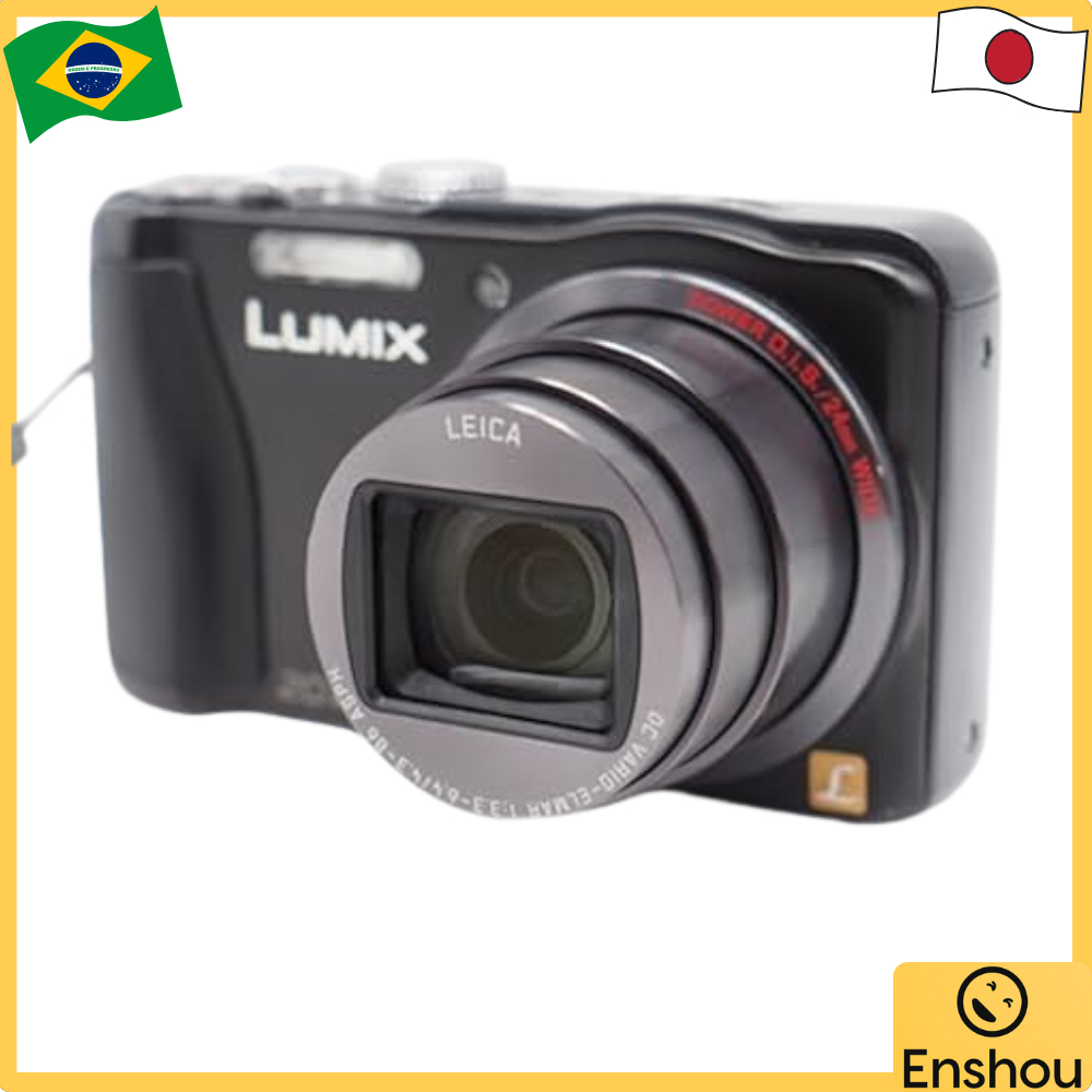 [USED]Do Jopão [USADO] Câmera Digital LUMIX TZ30 Óptica 20x Zoom Preto DMC-TZ30-K
