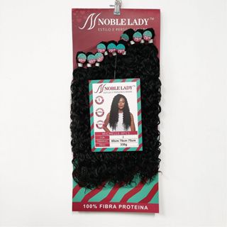 Cabelo Cacheado Fibra 100% PROTEÍNA 9 Telas 330G 65/70/75CM MICHELLE NOBLE LADY em Oferta na Shopee