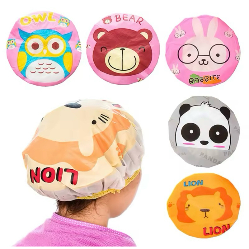 Kit 2/4/6/8/10/12 Touca de Banho Impermeável Estampadas Alta Qualidade Estampas Lindas Variadas