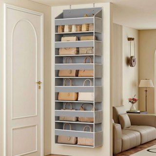 organizador multiuso suspenso 5 níveis atrás da porta grande para armários organização de fraldas  bolsas em Oferta na Shopee