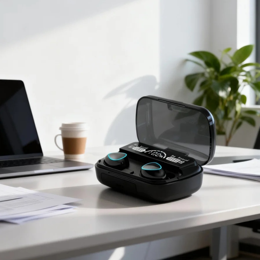 Fone De Ouvido m10 Sem Fio tws Fone Ouvido Bluetooth Est Reo Com Pod Carregador Bluetooth 5.0 Fone