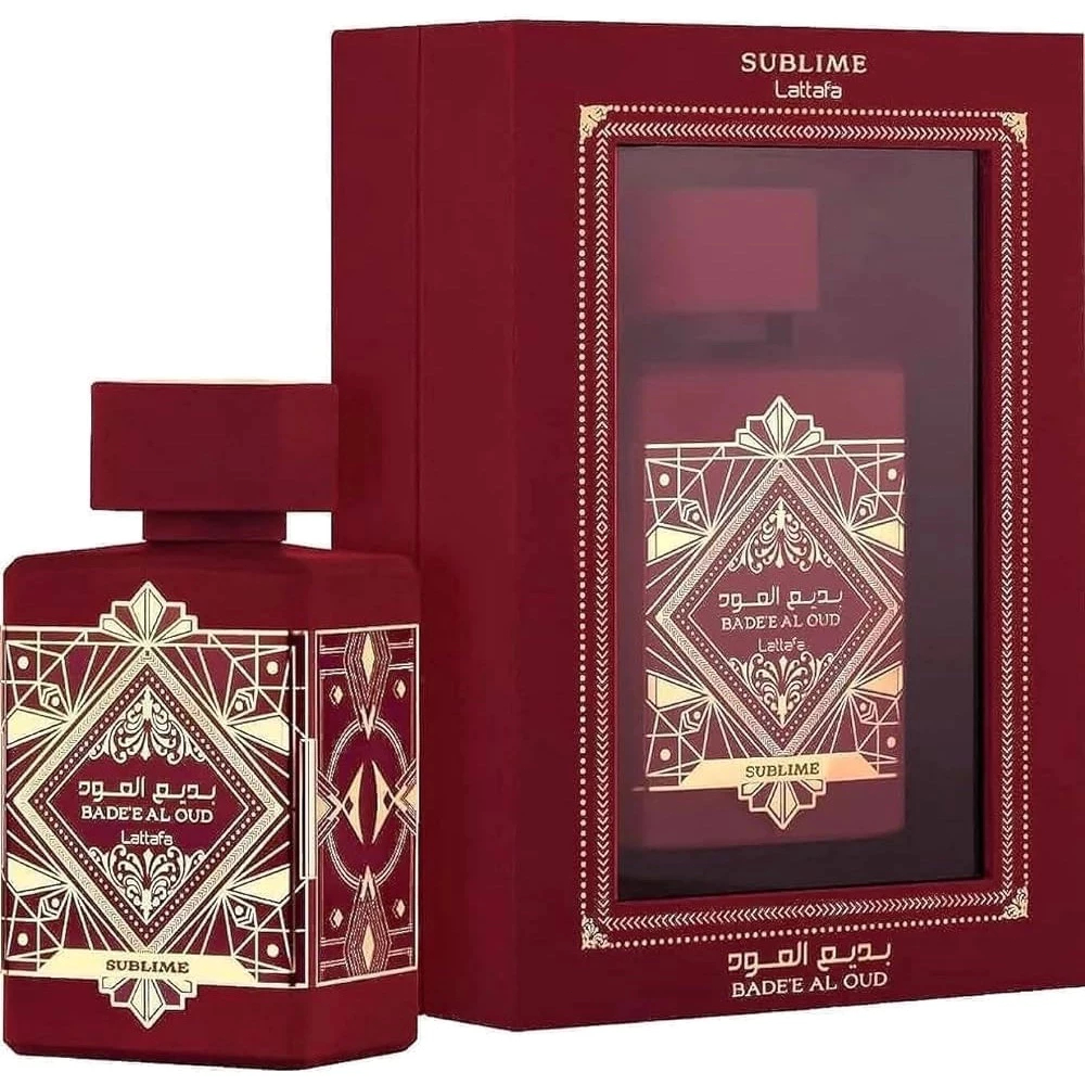 Perfume Lattafa  Bade'e Al Oud Sublime árabe Perfume 100ml Eau de Parfum Unisex  Perfume Original