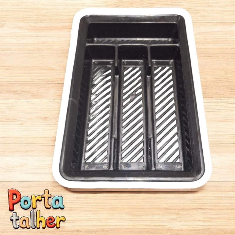 Organizador Porta Talher Gaveta Armário Divisórias Cozinha em Oferta na Shopee