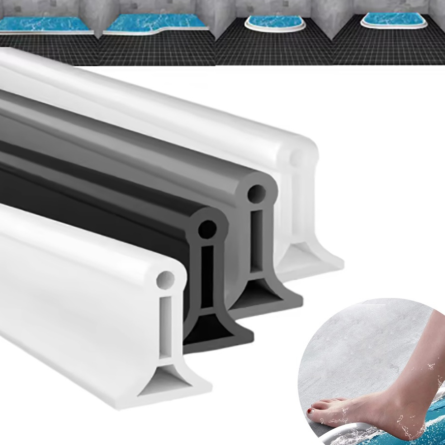 Barreira de Agua Retenção em Silicone Vedação Area Molhada Banheiro Box Lavanderia dupla face