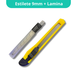 Estilete Lamina + 10 Laminas 9mm Masterprint em Oferta na Shopee