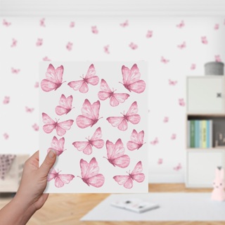 Adesivos Decorativo De Parede Borboletas Aquarela Autocolante Rosa em Oferta na Shopee