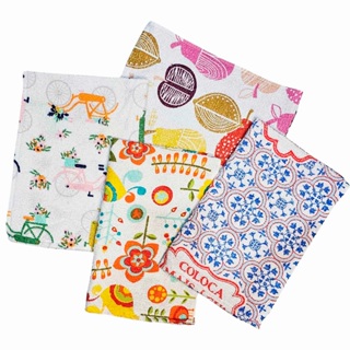 Kit até 20 Pano de Prato Copa Felpudo Atoalhado P/ Pia Louça Estampado Algodão e Poliéster Estampado em Oferta na Shopee