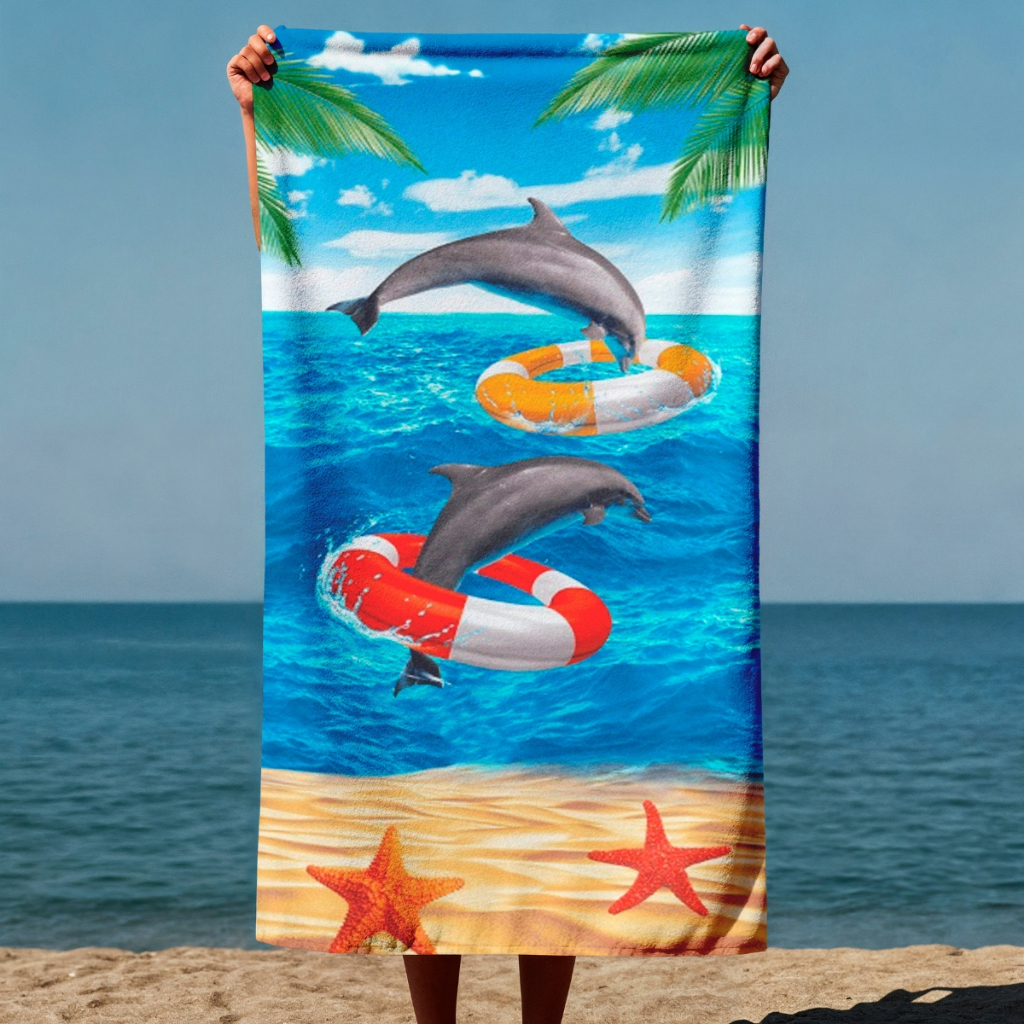 Toalha Praia Piscina Banho Estampada Aveludada 140x70cm em Oferta na Shopee
