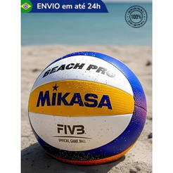 Bola Vôlei Mikasa BV550 VX30 Profissional Padrão FIVB Oficial Original Couro Sintético Campeonato Jogo Treino
